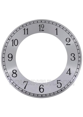 Arabic Ø127mm (5") Flat, Silver, Ø121mm (4¾")