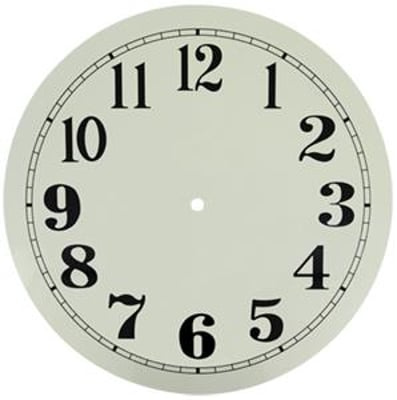 Arabic Ø305mm (12"), Off White/Egg Shell, Ø275mm (10¾")