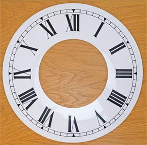 Roman Ø356mm (14") Flat, White, Ø324mm (12¾")