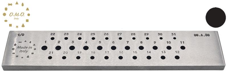 Round, Ø3.00 to Ø6.00mm (31 Holes)