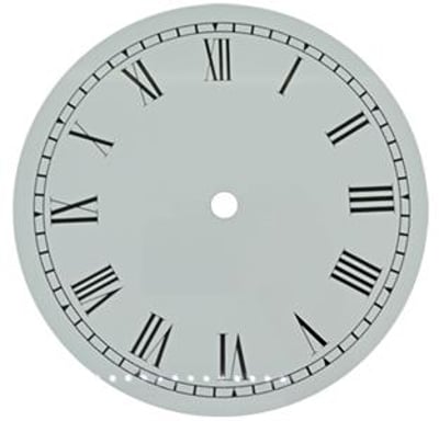 Roman Ø160mm (6.4") Flat, White, Ø147mm (5¾")