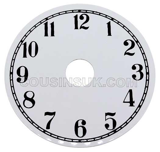 Arabic Ø54mm (2") Flat, White, Ø51mm (2")