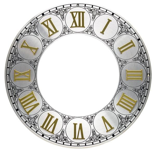 Roman Ø242mm (9½") Flat, Silver, Ø235mm (9¼")