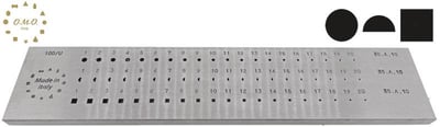 Steel Multishape, O.M.O Italy (Round, Half Round, Square)