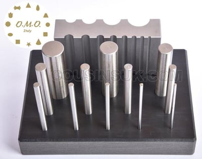 Half Round Kit (Ø2.5 to Ø24mm), O.M.O. Italy