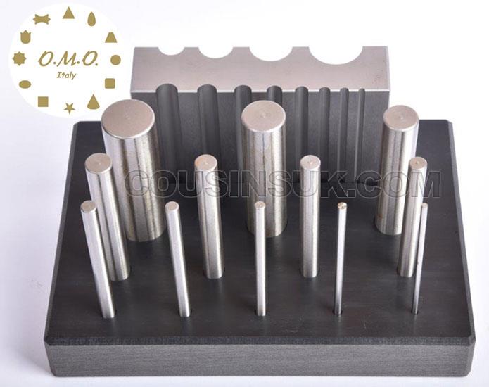 Half Round Kit (Ø2.5 to Ø24mm), O.M.O. Italy