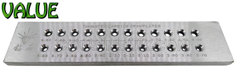 Value, Ø2.70 to Ø5.00mm (24 Holes)