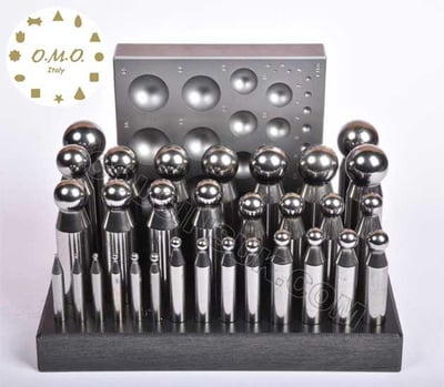Dapping Sets, Steel  O.M.O Italy