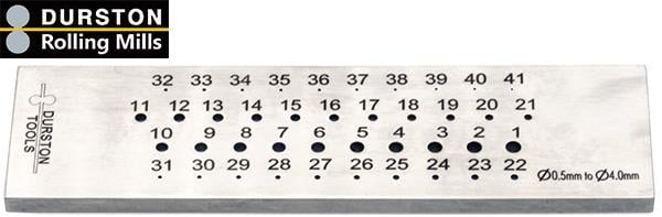 Round, Ø0.50 to Ø4.00mm (41 Holes), Durston