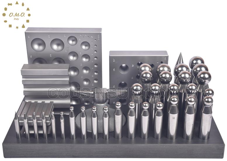 Dapping & Swage Set, 37 Piece  O.M.O Italy