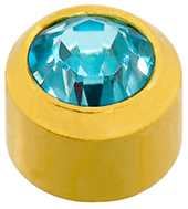 March (Aquamarine) Studs