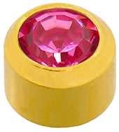 October (Rose Zircon) Studs