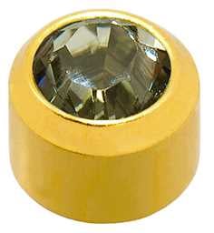 Black Diamond (24ct GP) Studs
