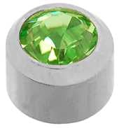 August (Peridot) Studs