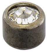 Crystal (Ø3mm) Bezel Set Studs