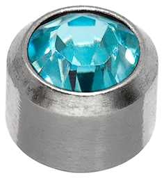 March (Aquamarine), Ø4mm