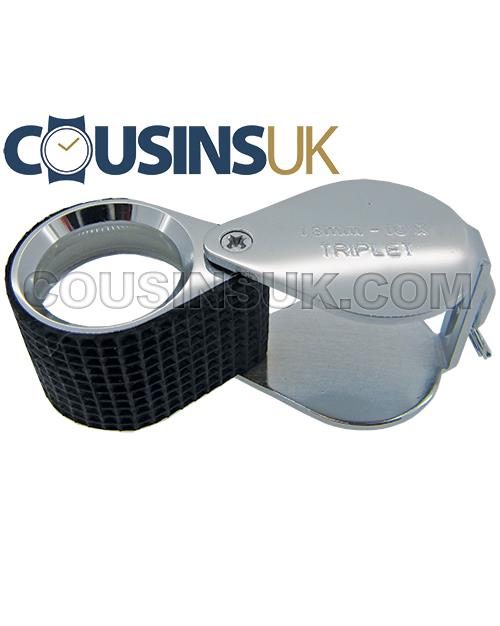 10x Chrome with Rubber Loupe