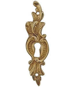 85mm Floral Polished Brass