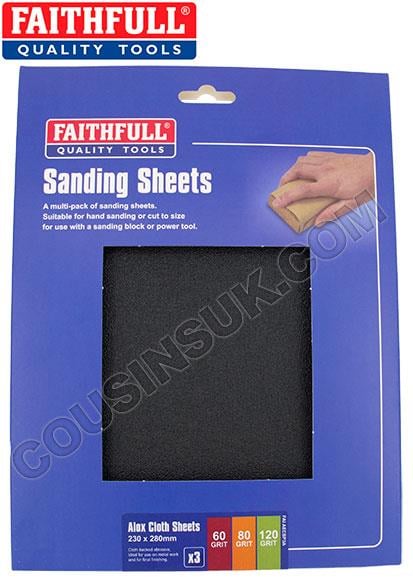 Emery Cloth Sheet Pack