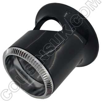 Black, No.1.5 (Mag x6.7) Eyeglass