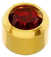 January (Garnet) Studs