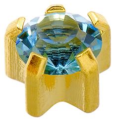 March (Aquamarine), Ø4mm