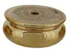 Ø30mm Brass Bun Foot, Made in UK