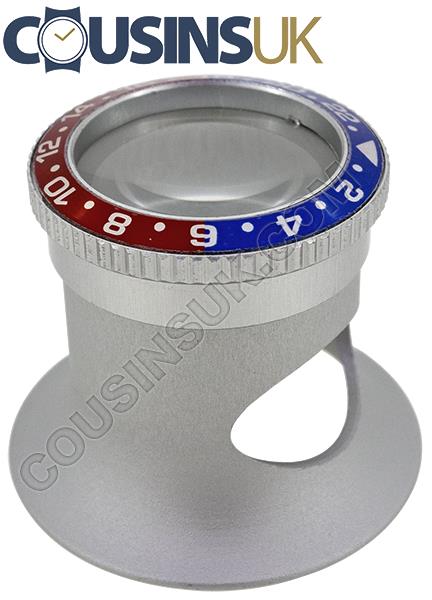 No.1.5 (Mag x6.7) Silver Anodised Eyeglass