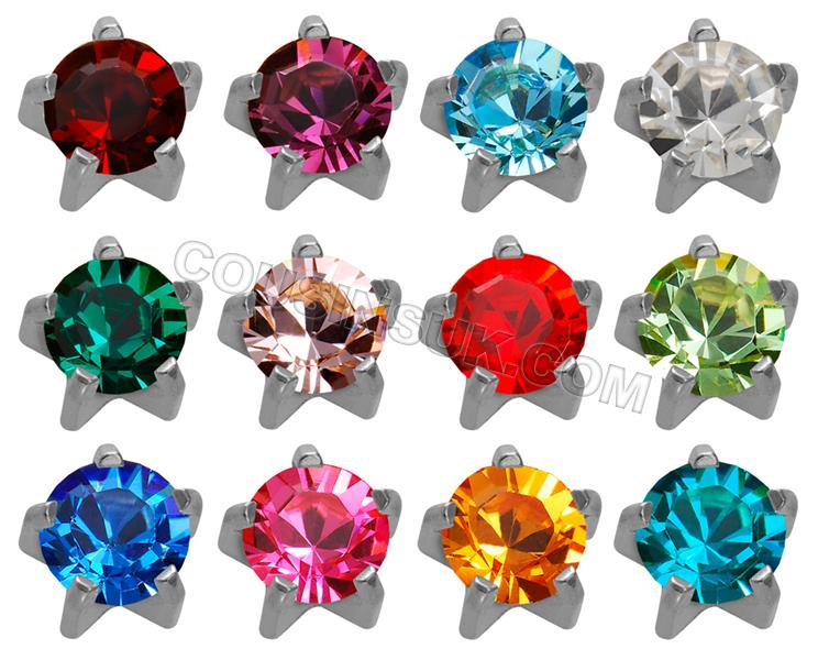 Assorted (Birthstone) Studs