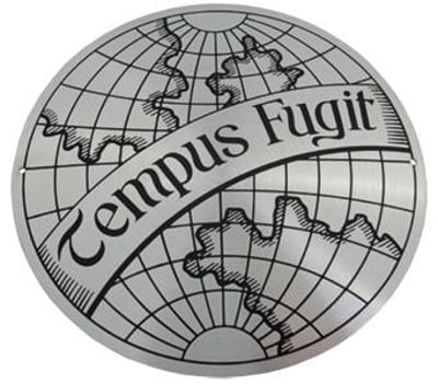 Plaque, Tempus Fugit (Silver)