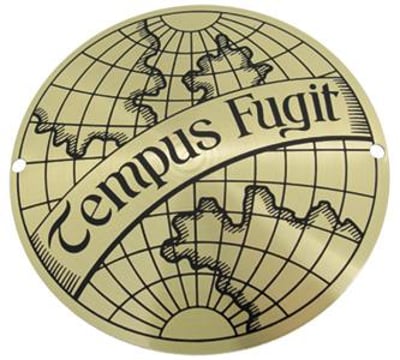 Plaque, Tempus Fugit (Gold)