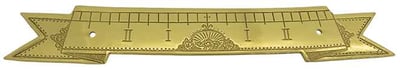 Pendulum Beat Plaque, Brass