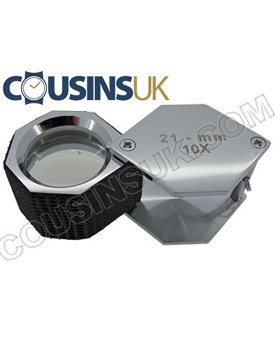 10x Chrome with Rubber Loupe