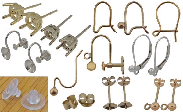 Earwires, Settings & Scrolls