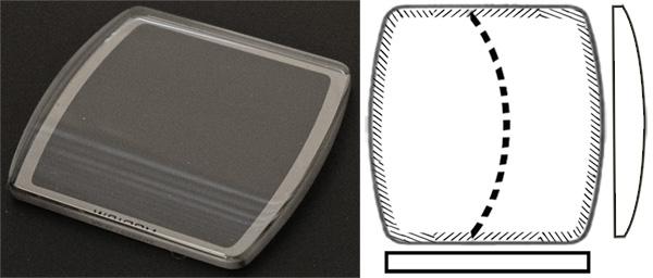 24.80mm x 23.65mm (H2.60mm x T1.70mm) Casio EFA 123