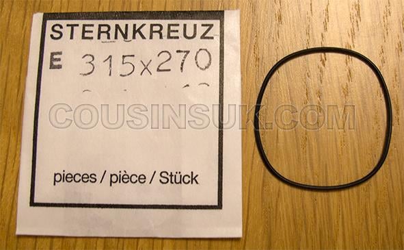 Oval (O-Ring), 31.50 x 27.00 x 0.80mm Gasket