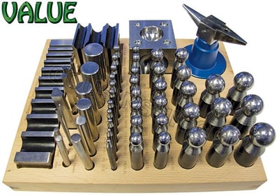 Dapping & Swage Set, 55 Piece