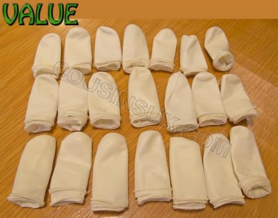 Finger Cots - Latex, Value