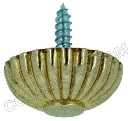 Ø20 x 10mm Bun Foot, Patterned, Spain