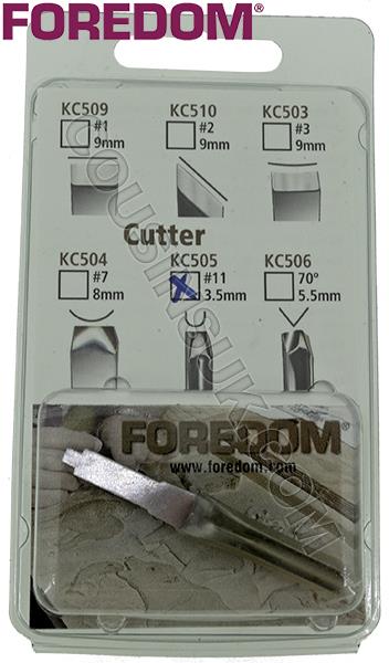 Chisel (U Shape, 3.5mm), Foredom A-KC505