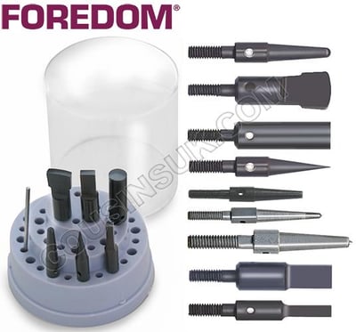 Handpiece Tips (Anvil & Hammer), Foredom