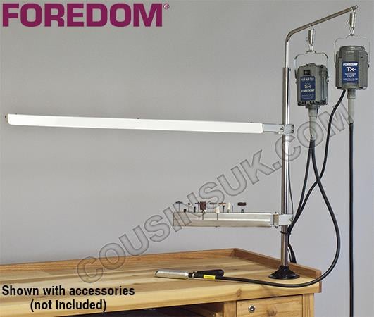 Motor Hanger with LED Light Bar & Burr Holder