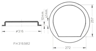 Flanged with Circle & Flat (Sternkreuz FH)