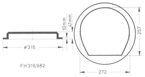 Flanged with Circle & Flat (Sternkreuz FH)