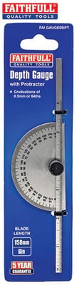 Depth Gauge with Protractor