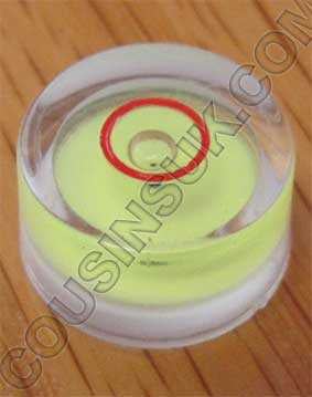 Ø15 x 8mm, Bulls Eye Vial Spirit Level