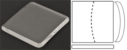 15.70mm x 15.70mm (H1.45mm x T1.05mm) Cartier Santos