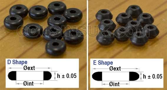 D & E Micro Ring by Size