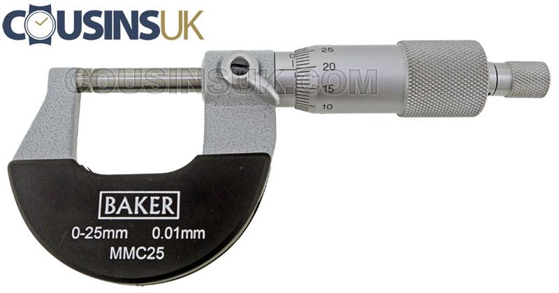 Precision Micrometer, Baker (0 to 25mm)