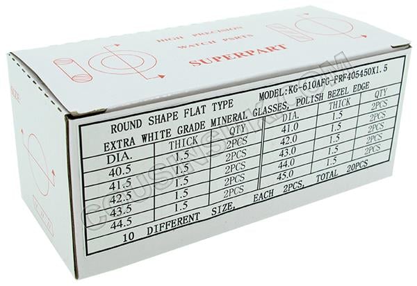 1.50mm (Ø40.50 to 45.00mm) Box Set
